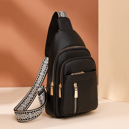 High-End Women's Bags 2025 New Retro Women's Bags Fashion Printed Shoulder Women's Bags Small Square Bags Crossbody Bags Chest Bags