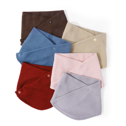 Factory direct autumn and winter plush ins style high color value neck collar warm cold students cute Joker scarf