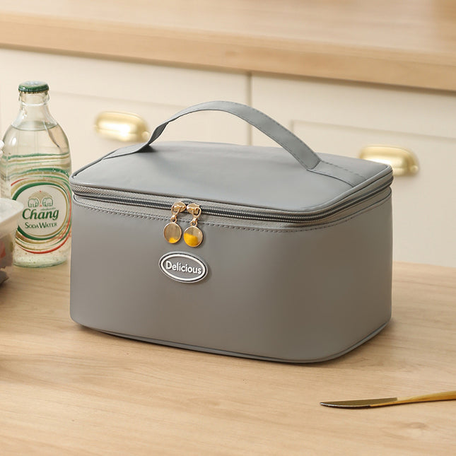 2024 Student Portable Double-Layer Lunch Box Office Worker Lunch Box with Lunch Bag Camping Travel Bag Camping Essentials