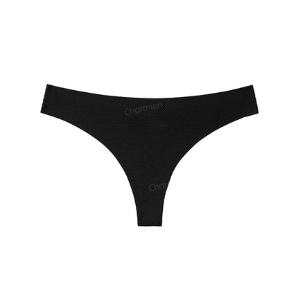 Sports Yoga Female Sexy Style Ice Silk Underwear Women's Low-Waist Seamless Underwear Cross-Border European and American Large Size T-Shaped T-Pants
