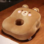 Japanese nap pillow-brown bear / 28*30*15cm