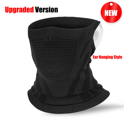 Warm Scarf Outdoor Riding Headscarf Breathable Knitted Mask Sports Skiing New Cold-proof Windproof Seamless Neck Sleeve