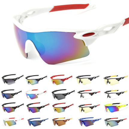 New riding sunglasses men and women fashion color film sunglasses lenses outdoor glasses factory direct 9181