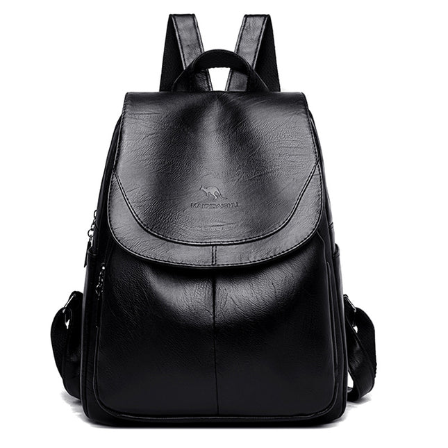 Backpack Women 2024 New Autumn Fashion Soft Leather Bag Casual Backpack Large Capacity Travel Student Women's Backpack