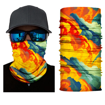 Xunhui Pattern Printing Series Seamless Magic Headscarf Windproof and Sunproof Cycling Mask Sports Neck Scarf Camouflage
