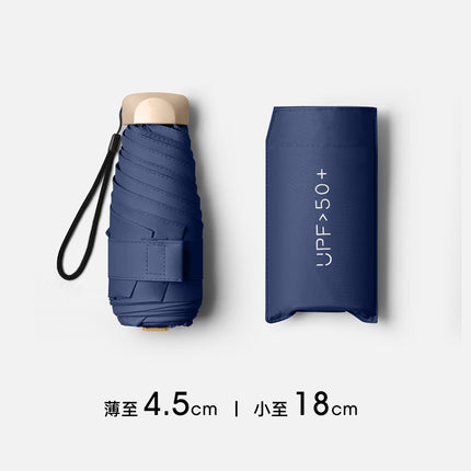 Retro Mini Flap Pocket Pants Sunshade, Sun Protection and Uv Protection Umbrella for Women, Compact and Portable Sun Umbrella, Lady Bag with Customized Logo