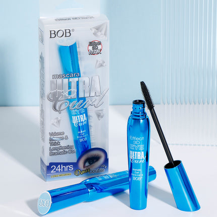 Pro 3D Fiber Lashes Rimel Mascara Makeup Ink Gel Natural Fibers Long-lasting Waterproof Eyelash Lengthening Thick Curling