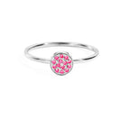 July rose red-steel color / Circumference 49mm -us5
