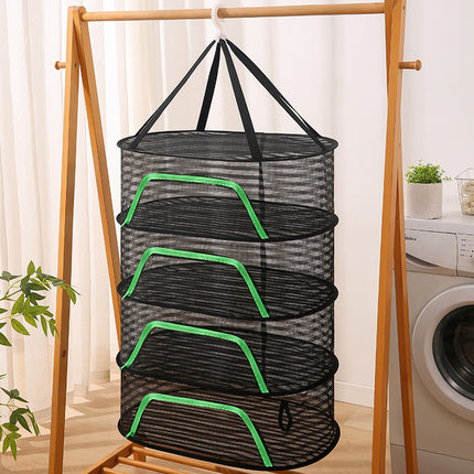 Drying Net Dry Goods Artifact Fly-proof Cage Foldable Balcony Dry Goods Net Home Drying Fish Drying Vegetable Net