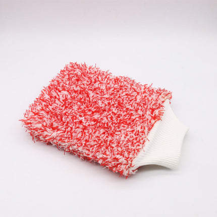 Car Cleaning Gloves Chenille Coral Gloves Car Washing Double-sided Rag fleece-lined Thickened Car Washing Gloves