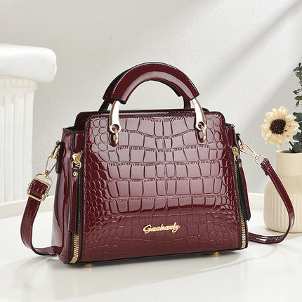 New Stone Pattern Printed Women's Bags, Fashionable Women's Bags, Shoulder Crossbody Bags, High-End Handbags, Women's Bags
