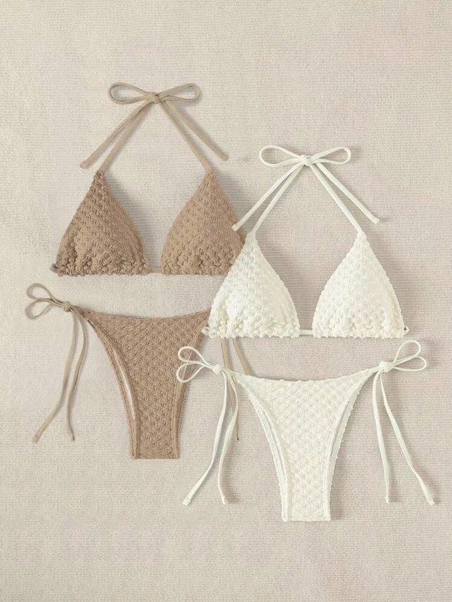 Amazon Cross-border Hot Selling European and American New Bikini Tube Top Split Sexy Spice Girls Bikini Foreign Trade Swimsuit Women