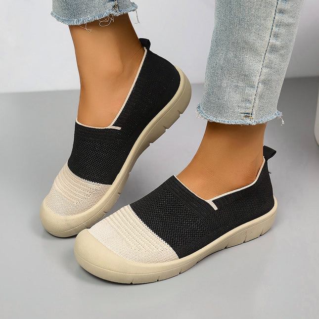 Women's Shoes, New Summer Style, Versatile Casual Shoes, Cross-Border Soft-Soled Mom Shoes, Slip-On Foreign Trade Shoes, Flat and Comfortable