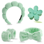 Green - five-piece petal clip set (opp bag packaging)