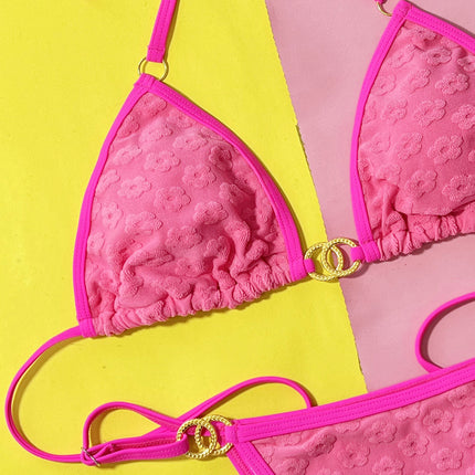 Ins Style Bikini European and American Foreign Trade New Women's Split Swimsuit Sexy Spice Bikini