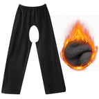 Side zipper, non-covering fabric, non-velvet black / M 80 to 50kg