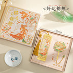[good luck koi] koi bookmark gift box + gift bag