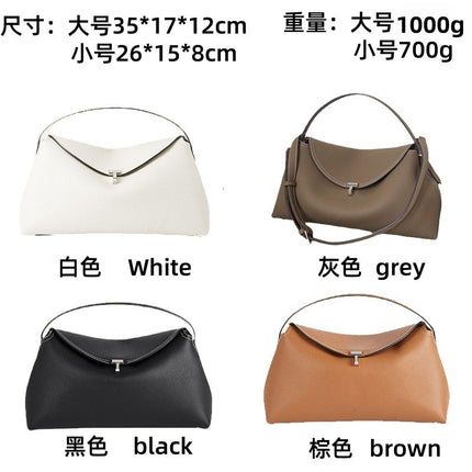 In-Stock to Pillow Bag New Handbag Simple Crossbody Bag Fashion Shoulder Bag Genuine Leather Women's Bag Portable Tote Bag