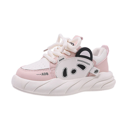 2024 Spring Children's Sneakers for Girls, Versatile White Shoes for Boys, Kids' Sports Shoes, Lightweight and Comfortable for Dropshipping