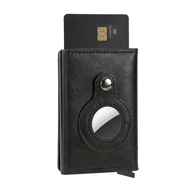Cross-border New RFID Location Tracker Protective Case Airtag Card Holder Credit Card Holder Men Wallet Wallet
