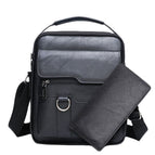 Black vertical large bag + long wallet