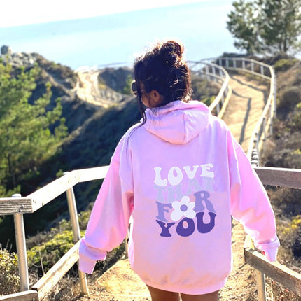 2024 Export Popular Sweatshirt Spring and Autum Men's and Women's Hooded Sweatshirt Flower Print Casual Hoodie Independent Station