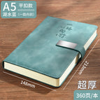 A5 Lake Blue-all the way forward-flat buckle 360 pages