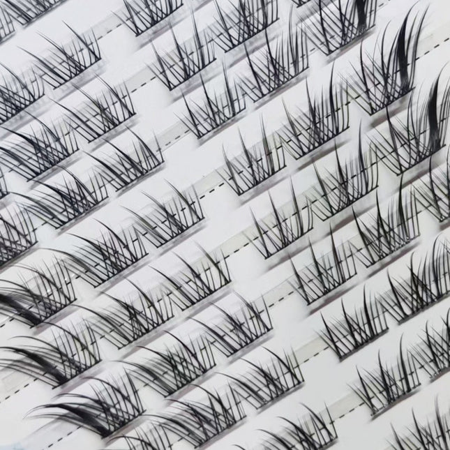 Large Capacity Glue-free False Eyelash Fox Female Natural Simulation Eyelash Oblique Fox Glue-free Su Daji Eyelash