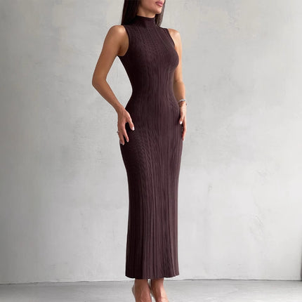 2025 New Summer Knitted dress Slim-fit Knitted Elegant dress Factory Supply