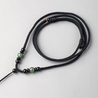 Youqing Emerald-Black Rope-Adjustable