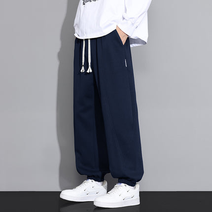 2025 New Casual Pants Men's Spring and Autum Loose Plus Size Youth Leggings Sports Pants Men's Autum