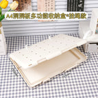 High-end white multifunctional storage box (storage + storage rack)