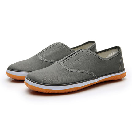 Lutai Men's Cloth Shoes Slip-on Lazy Shoes Labor Insurance Shoes Casual Shoes Single-layer Shoes Work Shoes Training Shoes Men's Shoes Rubber Shoes