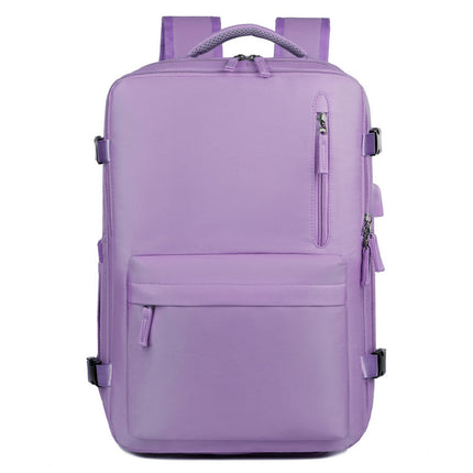 Cross-Border Simple Large-Capacity Business Commuter Backpack High-End Backpack Men's Travel Bag Multi-Functional Computer