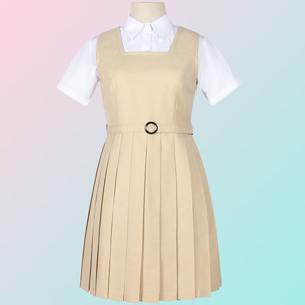 Jumpsuit Vest Dress Cos Chainsaw Man War Devil School Uniform Anime Cosplay Costume Female High School Jk Uniform Skirt