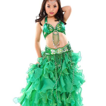 Dancer Children's Performance Costume suit Belly Dance suit New Children's Performance Dance Costume 823