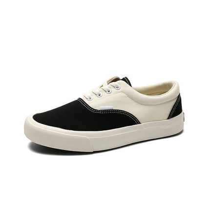 Spring and Autumn New Color-matching Casual Canvas Shoes Women's Korean Style ulzzang Couple's Skate Shoes Student Trendy Board Shoes