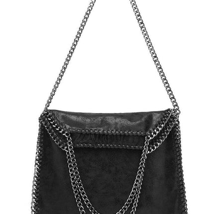 Aliexpress Foreign Trade 2025 New Chain Women's Bag Foldable Women's Shoulder Bag Factory Direct Sales Large Bag Wholesale