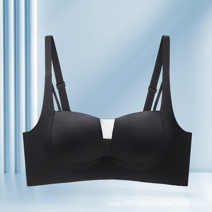 Traceless Ginning Thin Cup Underwear ABC Cup Summer Joker Small Chest Gathering Comfortable Adjustable Top Bra