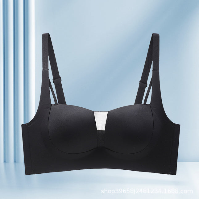 Traceless Ginning Thin Cup Underwear ABC Cup Summer Joker Small Chest Gathering Comfortable Adjustable Top Bra