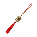Golden ten aspects of freedom [added diamonds] red rope