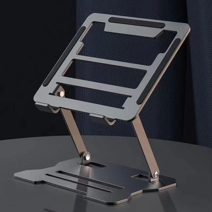 Metal Laptop Bracket Computer Bracket Steel Gold Lifting Portable Elevator Rack Base Folding Heat Rack