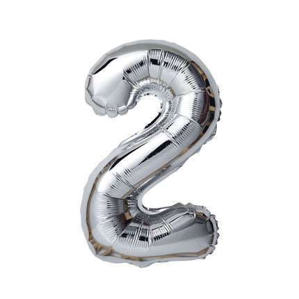 32 inch fine packaging digital aluminum foil balloon independent paper card packaging birthday party decoration floating air ball wholesale