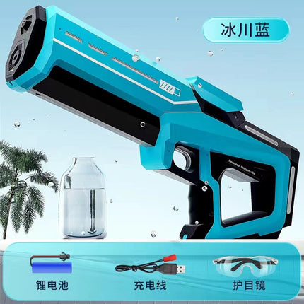 Cross-border new full-automatic large-capacity electric water gun summer outdoor Net red high-pressure water gun children's toys