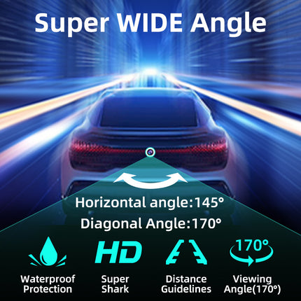 6V HD Starlight Night Vision CCD HD Reversing Rear View Camera Android Navigation AHD Display Universal