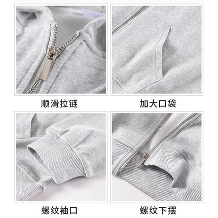 Sweater custom printing figure work clothes coat logo team class clothes diy spring and autumn hooded cardigan custom