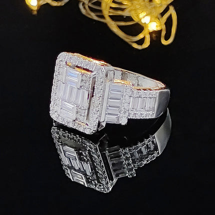 Cross-border e-commerce best selling new geometric ring female niche senior design r7320