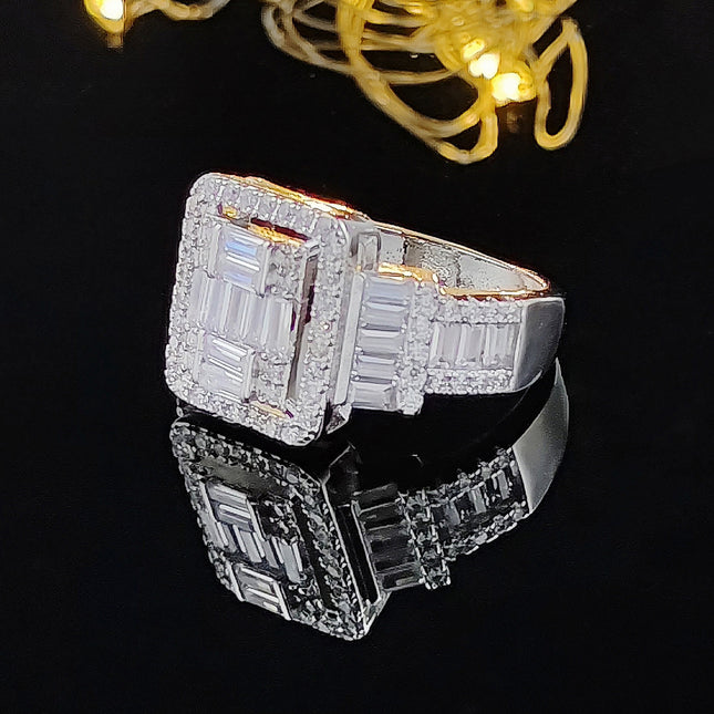 Cross-border e-commerce best selling new geometric ring female niche senior design r7320