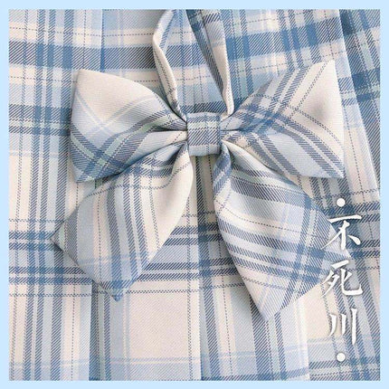 Forest Letter Jk Skirt Japanese Style Preppy Style High Waist Short Skirt Pleated Skirt Half Skirt