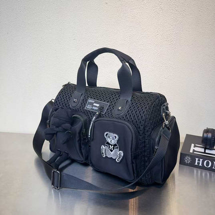 Women's Trendy Bag New Fashion Mesh Bag Handbag Large Capacity Fashion Pillow Bag All-match Shoulder Bag Crossbody Bag